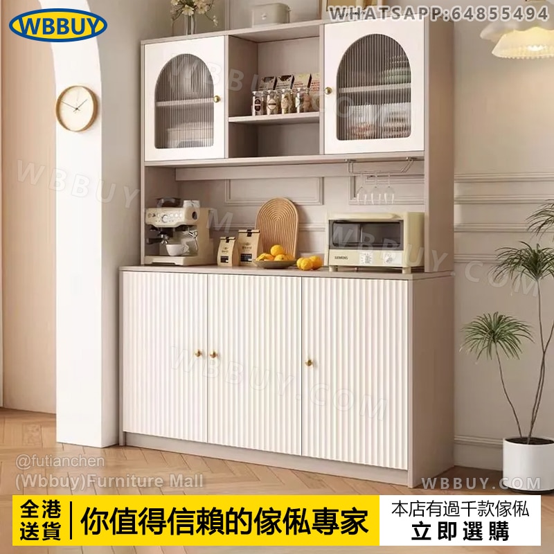 (Wbbuy)實木餐邊櫃 儲物櫃 厨房櫃 櫥櫃 客廳邊櫃 茶水櫃 斗櫃 雜物櫃 置物櫃 收納櫃 碗櫃 包送貨