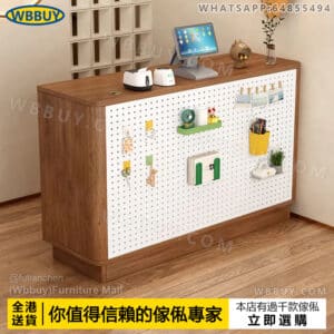(Wbbuy)收銀檯 櫃檯 收銀櫃 吧臺桌 收銀台 士多店收銀桌 找錢櫃台 電腦桌 接待桌 美容店收銀桌 包送貨