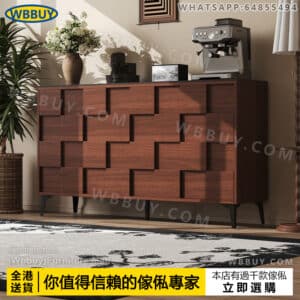 (Wbbuy)中式古風餐邊櫃 儲物櫃 雜物櫃 收納櫃 置物櫃 鞋櫃 厨房櫃 櫥櫃 鞋櫃 客廳櫃 茶水櫃 碗櫃 包送貨