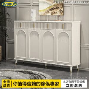 (Wbbuy)法式奶油風鞋櫃 玄關櫃 收納鞋櫃 鞋架 加厚鞋櫃 入戶鞋架 儲物櫃 收納櫃 多層鞋櫃 大容量收納櫃 置物櫃 包送貨