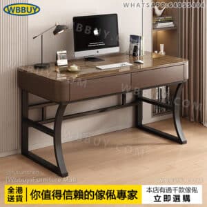 (Wbbuy)鋼化玻璃電腦桌 辦公桌 書桌 梳妝桌 工作桌 辦公室桌 書枱 電腦枱 寫字桌 學習桌 辦公室桌  電腦檯 包送貨